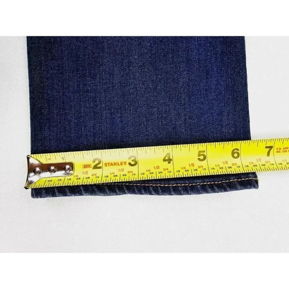 American Eagle Outfitters Size 2 Regular Super Stretch Artist Crop Blue Jeans - Picture 4 of 13